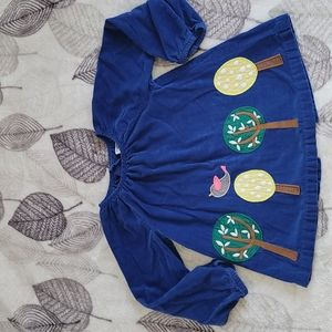 Baby Boden Corduroy Blouse, Size 2-3y